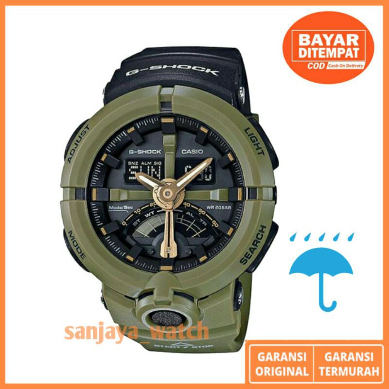 JAM TANGAN PRIA CASIO G SHOCK GA 500 / JAM TANGAN ANTI AIR /JAM TANGAN ANALOG / JAM TANGAN LED