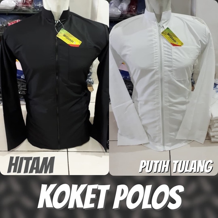 koko-pria- koket koko jaket resleting full bh katun -pria-koko.