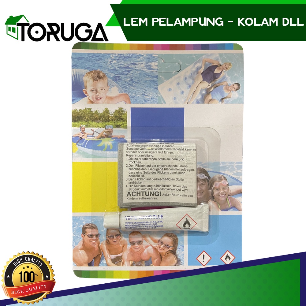 Lem Bestway Repair Kit Penambal Kasur Angin Kolam Karet Matras