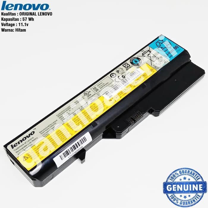 Original Baterai Lenovo G460 G470 G475 G570 B470 B570 V360 Z460 Z470