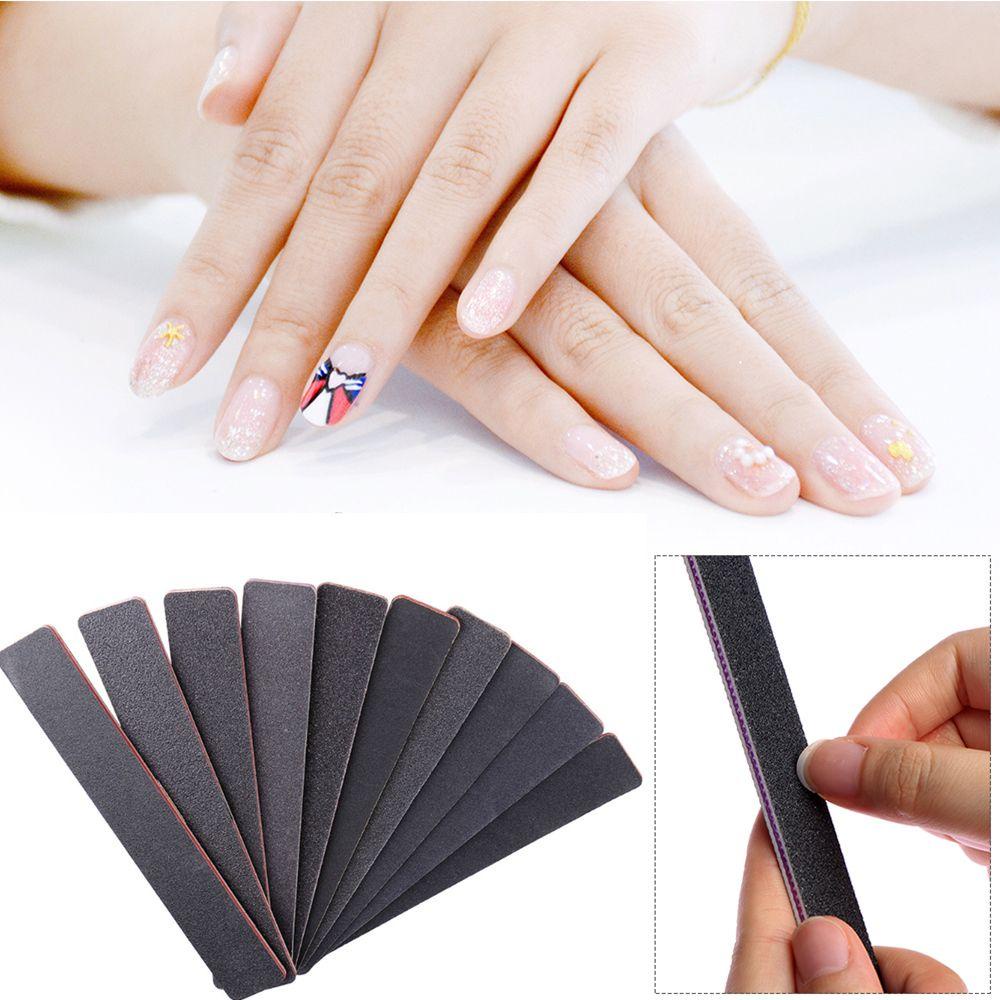 Mxbeauty Kikir Kuku Aksesoris Persegi Dua Sisi Emery Board Sanding block Alat Makeup Manicure