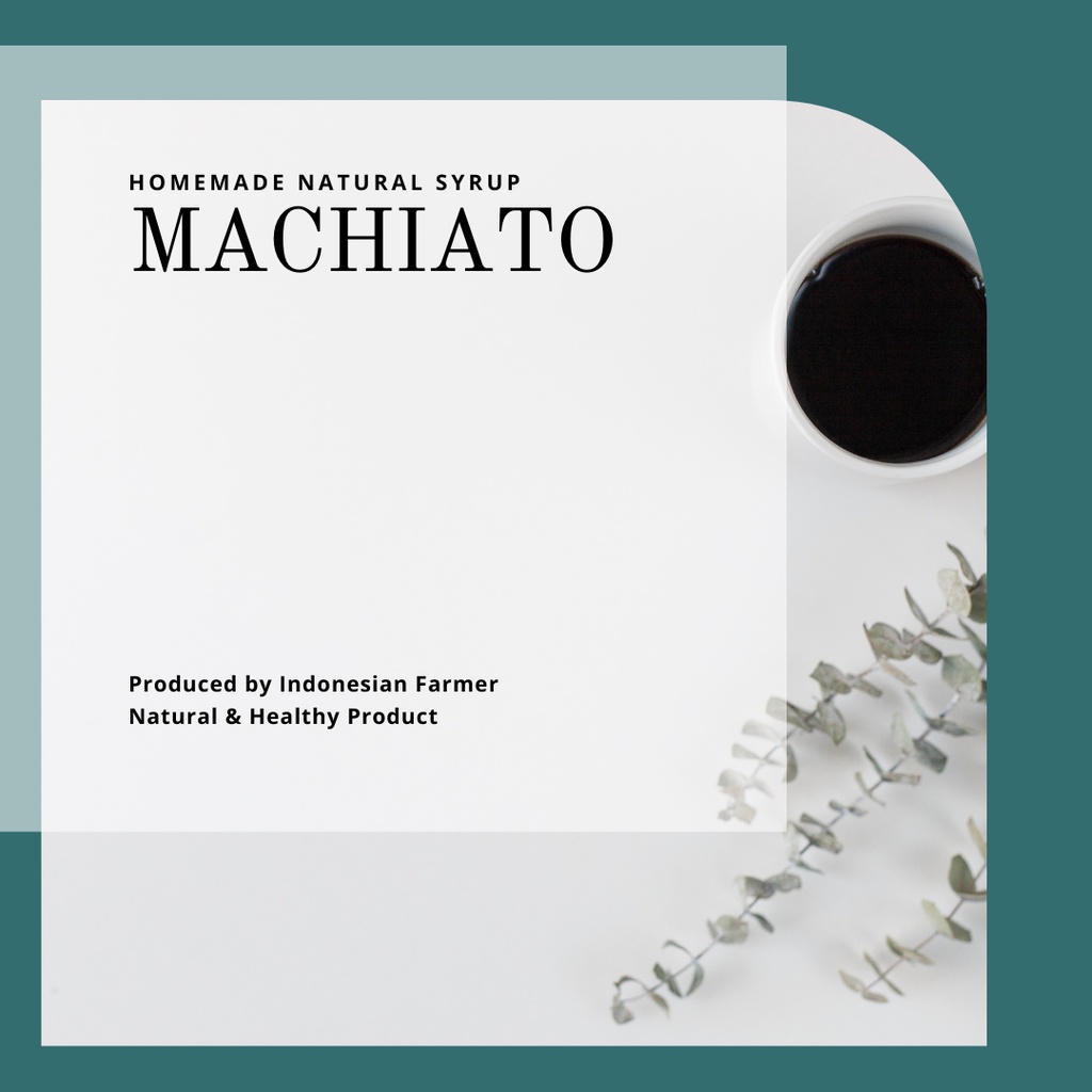 

HOMEMADE SYRUP MACHIATO 1 LITER