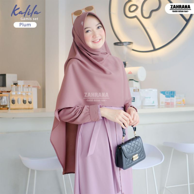 Gamis set Kalila by Zahrana