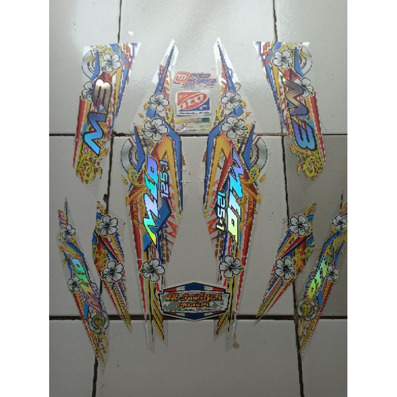 STRIPING TRANSPARAN HOLOGRAM MIO M3