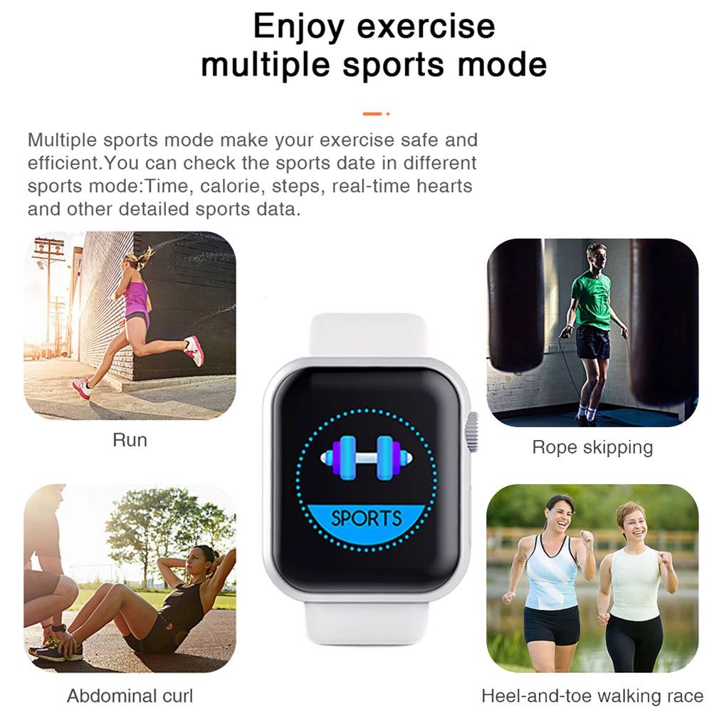 SMARTWATCH D28 Jam Tangan Pria Wanita Digital Smartwatch Bluetooth WATCHKITE WKOS