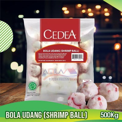 

CEDEA Bola Udang (Shrimp Ball) | Kemasan 500g