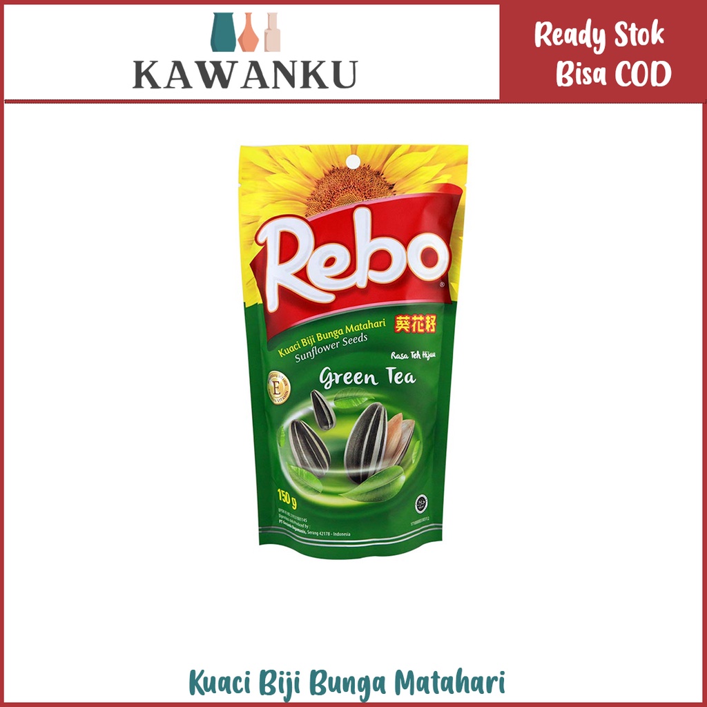 

Rebo Kuaci Biji Bunga Matahari Green Tea 70g