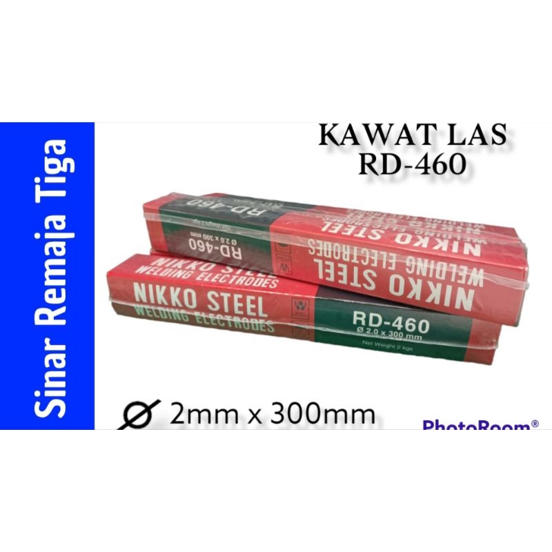 

Nikko Steel Kawat Las RD-460/2mm x 300mm/RD-460 2kg