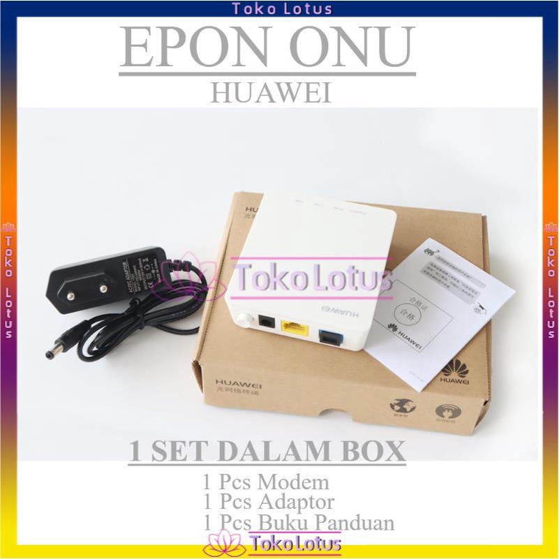 TERBARU !! Bisa Bayar Ditempat - HUAWEI ECHOLIFE HG-8310M EPON TERMINAL ONU FIBER OPTIC MODEM SC UPC TERBARU