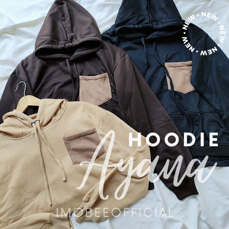 HOODIE AYANA // HOODIE TWO TONE KOREA // HOODIE BASIC