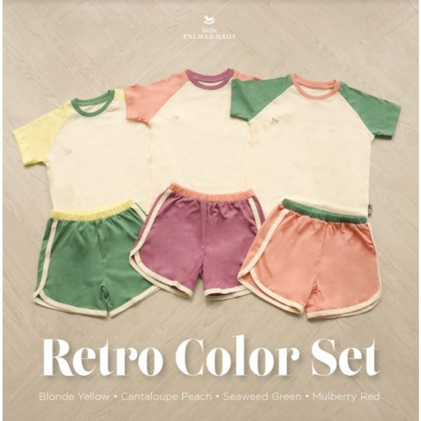 Little Palmerhaus Vintage Color Set 1-6 Tahun Setelan / Romper Vintage 0-1 Tahun CBKS