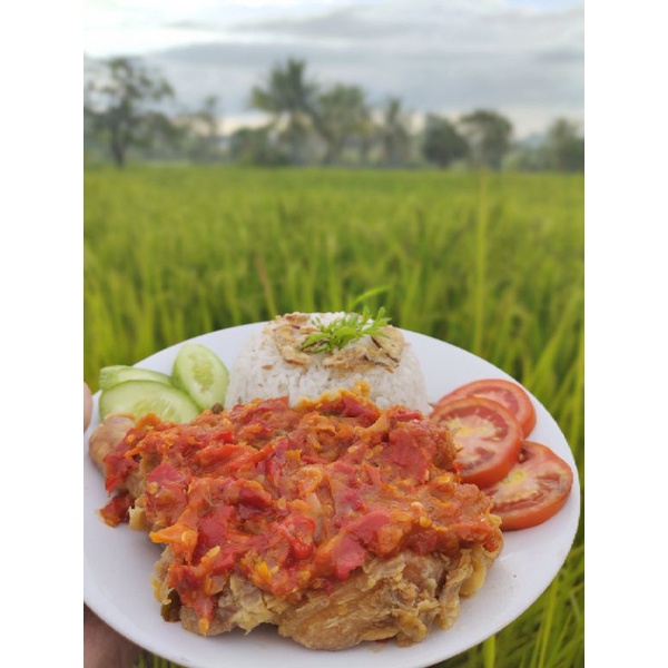 

geprek umi + nasi