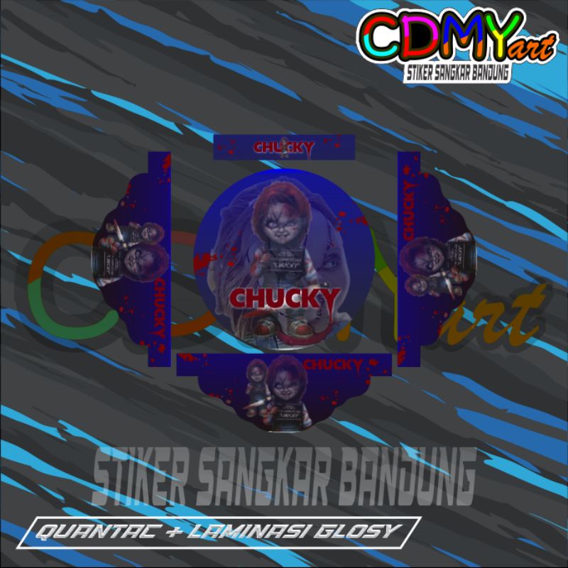 STIKER DECAL SANGKAR LOVEBIRD