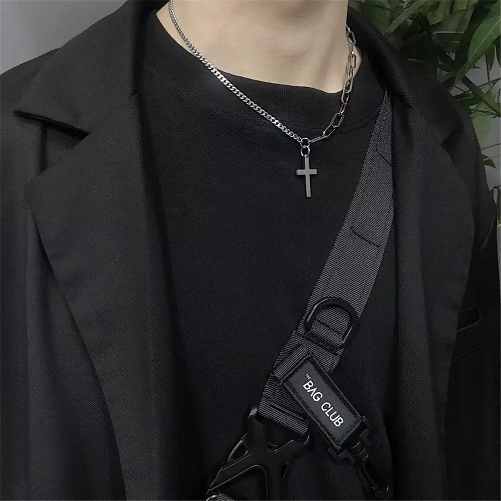 KK0290 - Kalung Rantai Pria Wanita Korea Kpop Kdrama Style BTS EXO NCT