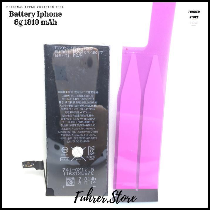 Aiif Baterai / Battery / Batre Iphone 6G 6Plus 6S 6S Plus Original Garansi Az2H