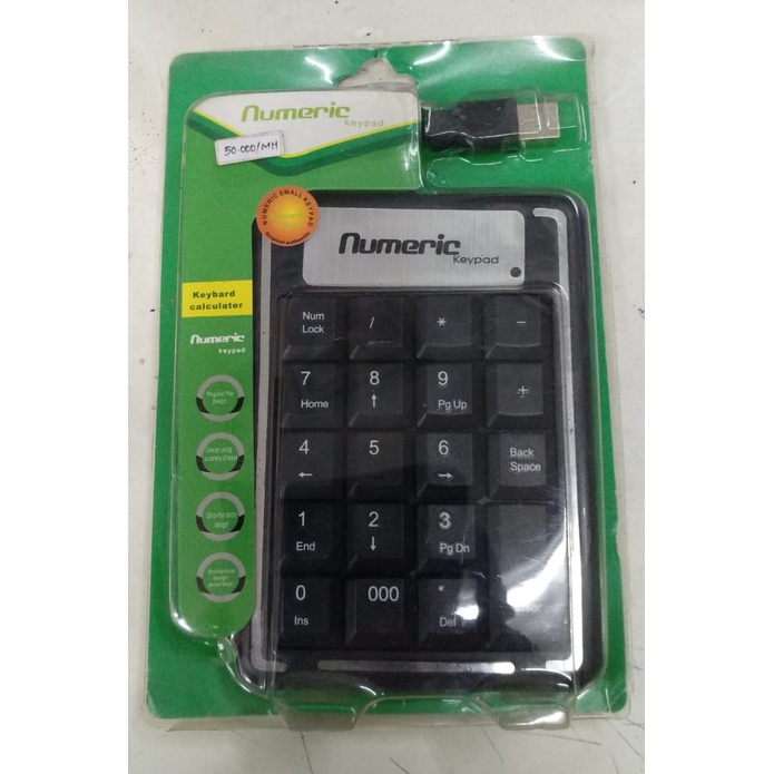 Keybar Calculator Keypad Numeric