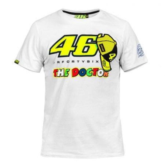 Kaos Tshirt Baju Combed 30S Distro Moto GP MotoGP Rossi 46 + TOPi The Doctor VR46 VR polos custom
