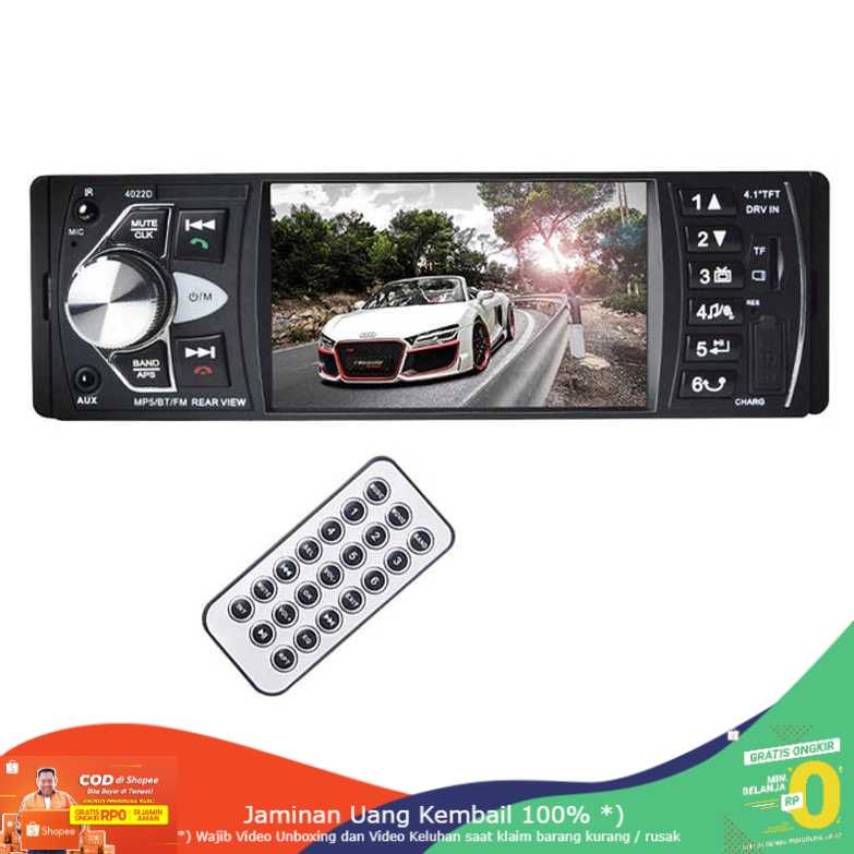 (BISA COD) RVOSTR Kklusb Tape Audio Mobil Bluetooth MP5 Parkir Monitor 4.1 Inch 4022D