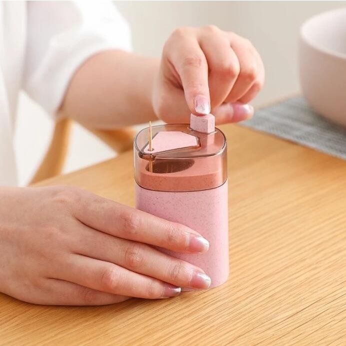 Alat Tempat Tusuk Gigi Otomatis Automatic Toothpick Holder -random