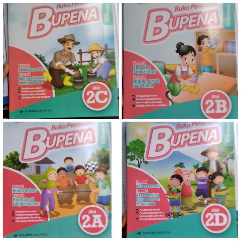 BUPENA kelas 2 SD/MI baru  dan bekas