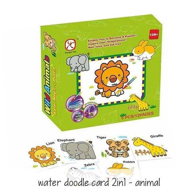 

Water doodle card 2in1 Animal
