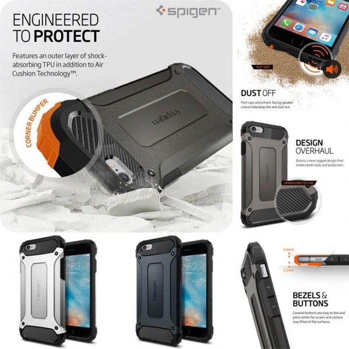Spigen Iron Samsung J7 Duo 5.5 inchi Hard Case Robot Transformer