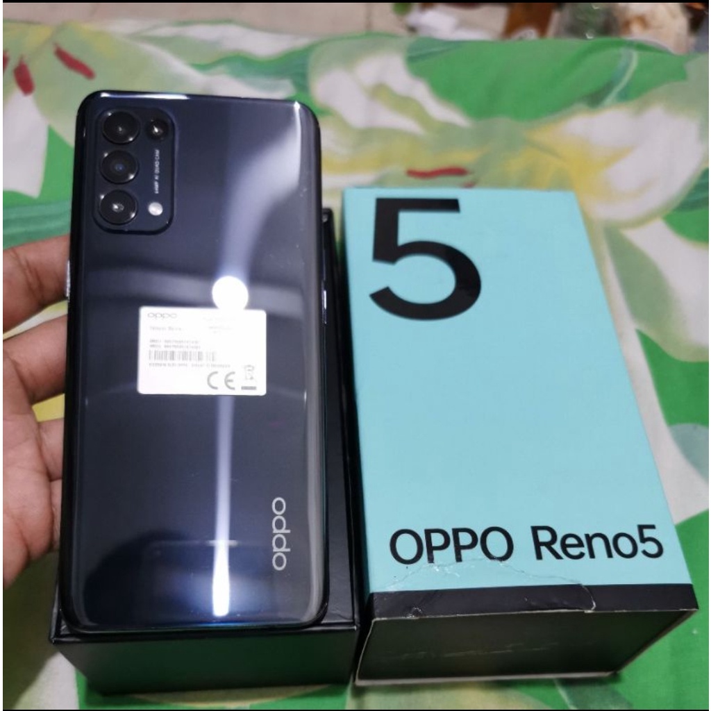 OPPO RENO 5 8+5/128GB SECOND KOMPLIT MULUS promo 30menit