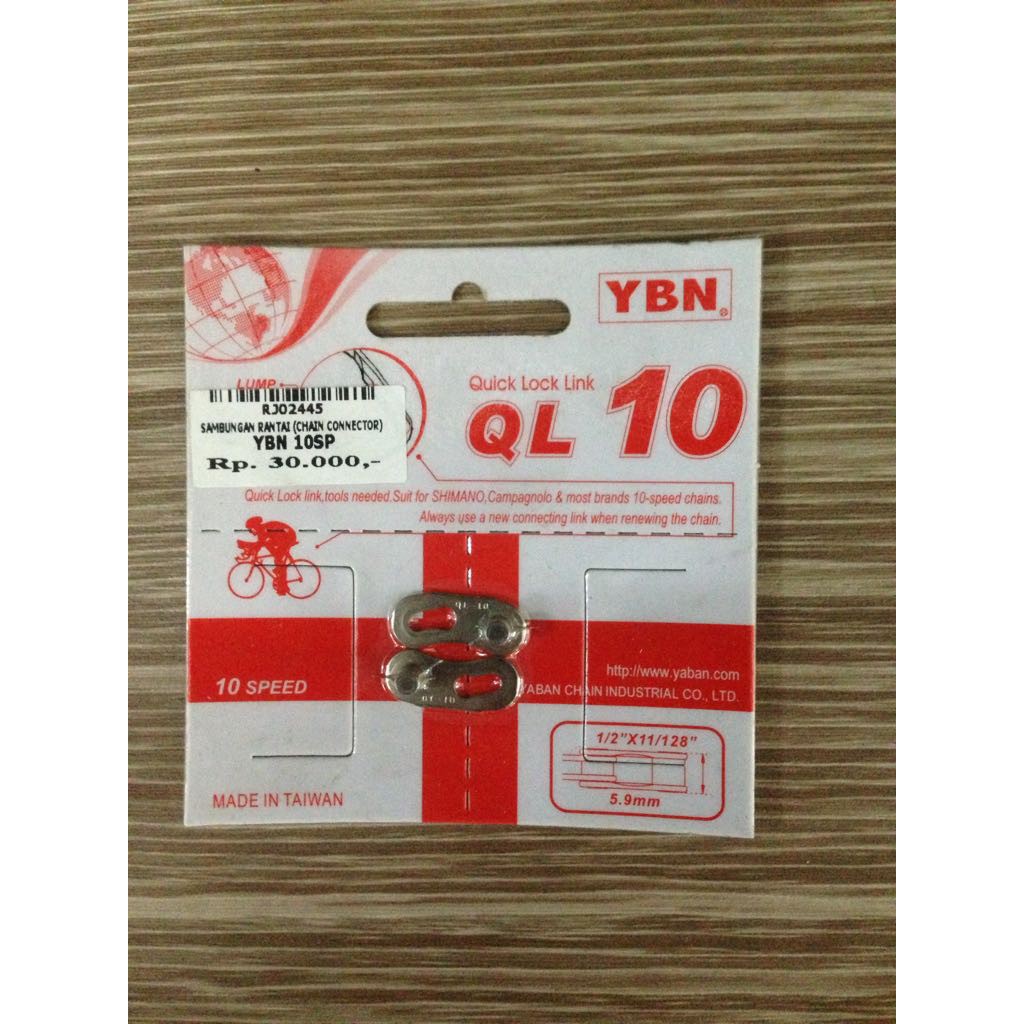 SAMBUNGAN RANTAI CHAIN CONNECTOR YBN 9 dan 10SP