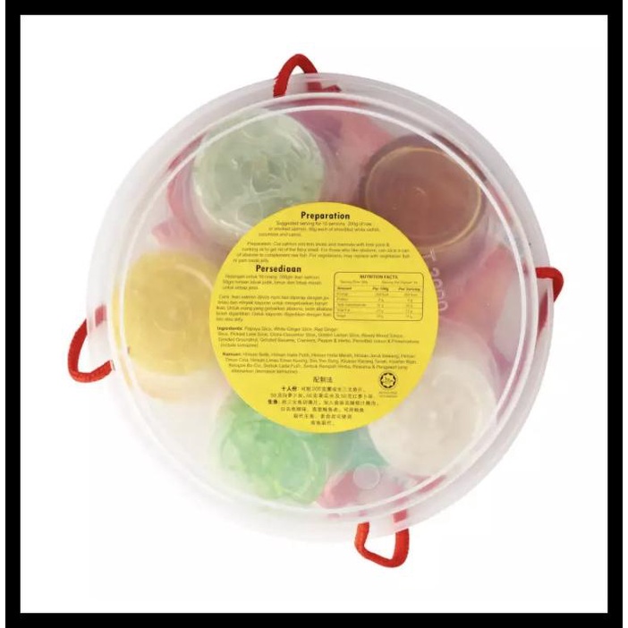 

TERBARUU!! Sing Long Yee Sang Plastic Tub - Yusheng 600g Imlek SALE