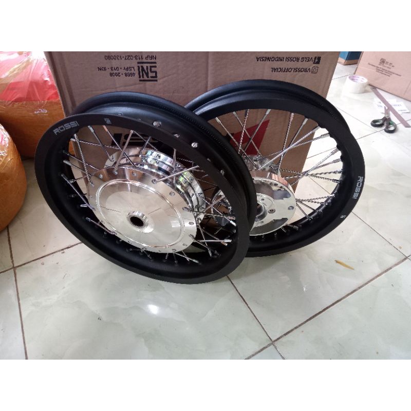 velg jari jari Yamaha aerox tapak lebar 215/185x14