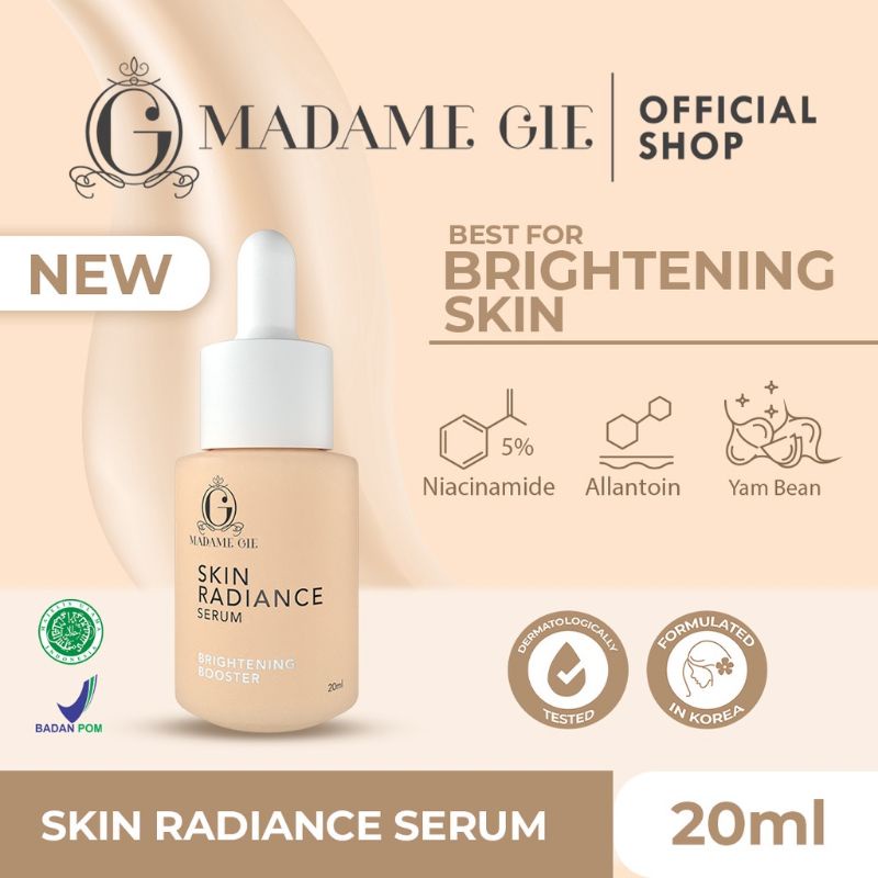 Madame Gie Skin Radiance Serum - Skincare Wajah | Madame Gie Skin Acno Serum - Skincare Wajah