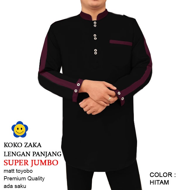 CTN Baju muslim koko ZAKA lengan panjang best seller