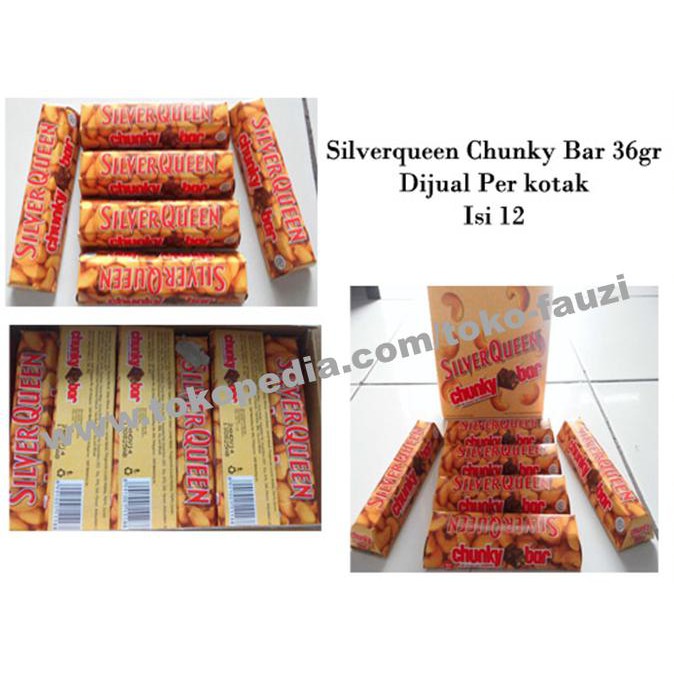 

Coklat Silverqueen Chunkybar 36gr \u002F Murah