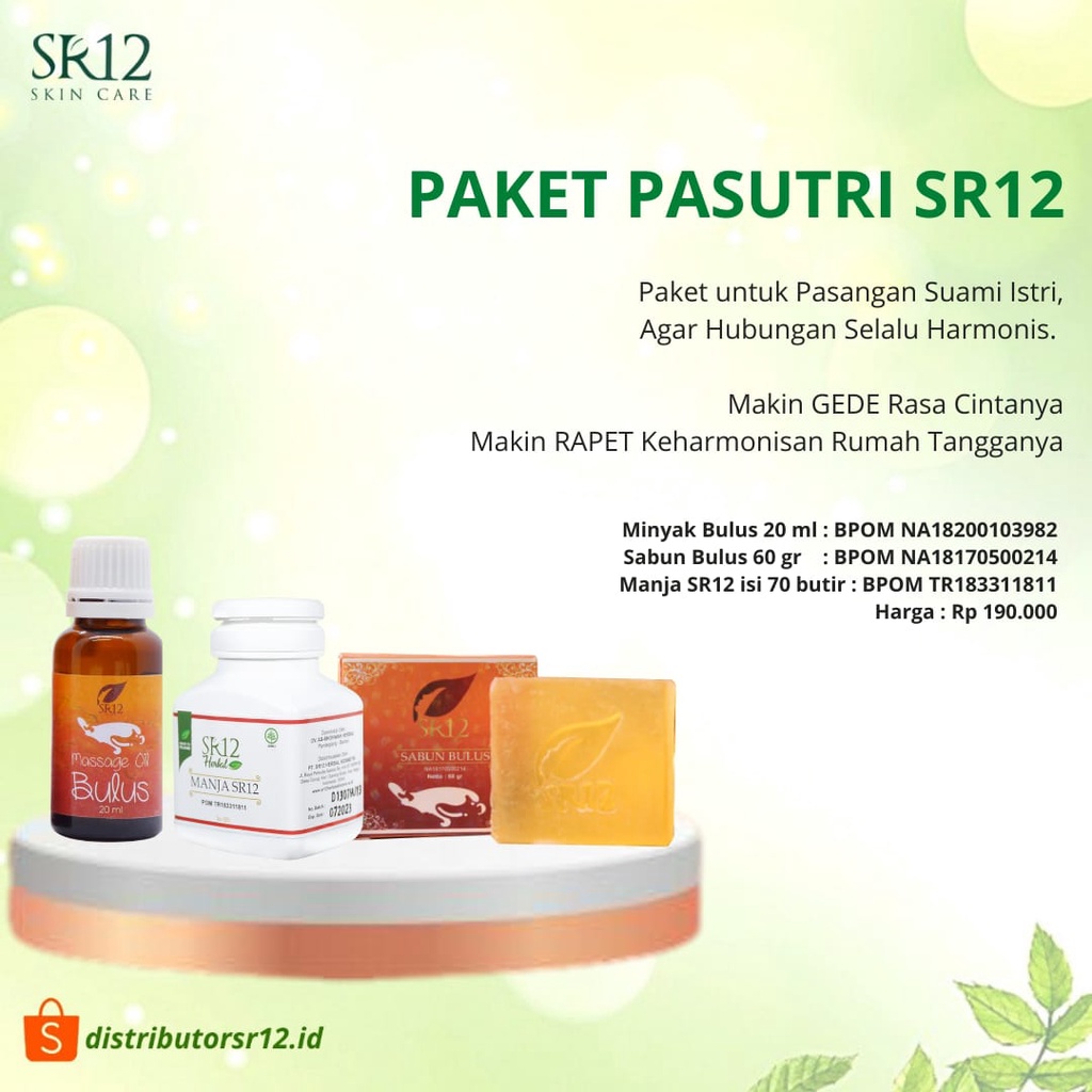 PAKET RAPET KENCENG PASUTRI dari sr12/ HARMONIS SETIAP HARI / MANJAKANI / SABUN BULUS / MINYAK BULUS