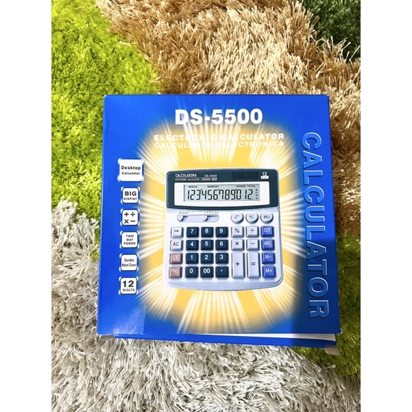 

Kalkulator 12 digit , DS-5500 murah berkualitas!