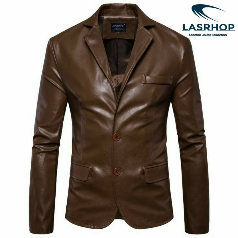 NEW Semi Jas Blazer Pria Semi Kulit Sintetis Original
