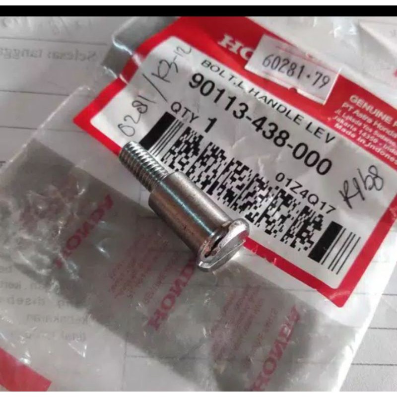 90113-438-000 BAUT HANDEL KOPLING BOLT L HANDLE LEVER TIGER MEGAPRO CB150R SONIC 150 90113438000