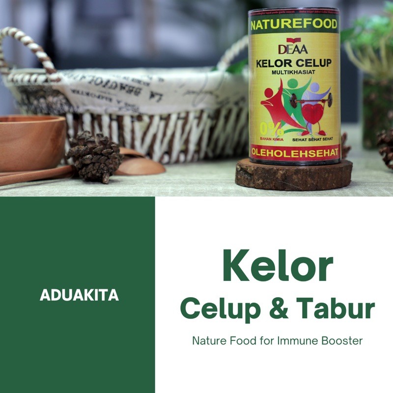 

Teh Kelor Celup & Tabur [100% alami]