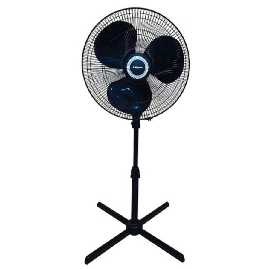 Miyako KAS-1606 X Hitam Stand Fan 16 inch Kipas Angin Berdiri KAS 1606X