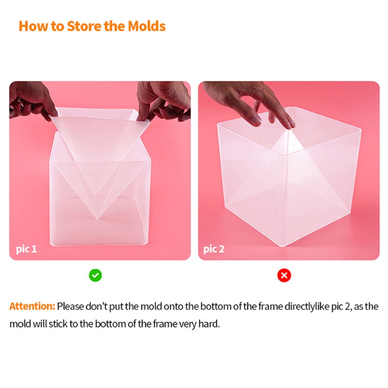 SIY  Super Large DIY Pyramid Resin Mold Set Large Silicone 3D Pyramid Molds Jewelry Making Mould Tools Home Decor 15cm/5.9&quot;