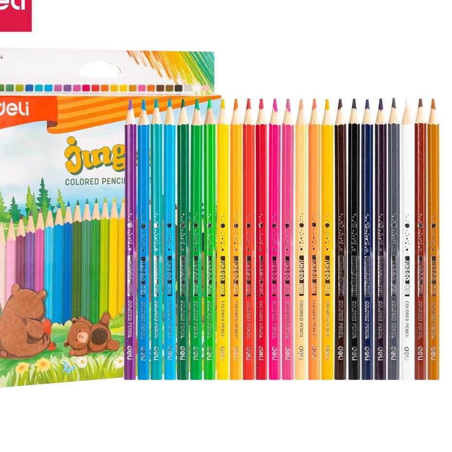 

Best Seller KWGIC Deli Colored Pencil / Pensil Warna Lucu 12 24 Warna Pewarnaan Cerah EC121-XX 57 Stok Banyak