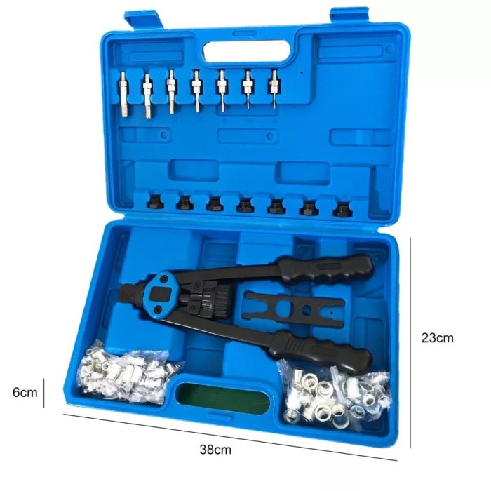 Nut riveter Tool Kit Screw 110pcs