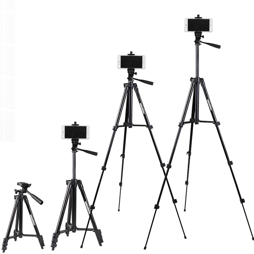 OneSOS TF-3120 Tripod/125cm Multifungsi dan Carry Bag untuk Kamera DSLR Mirrorless Free Holder U Hp