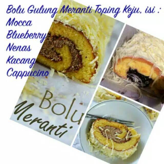 

Bolu gulung meranti toping keju