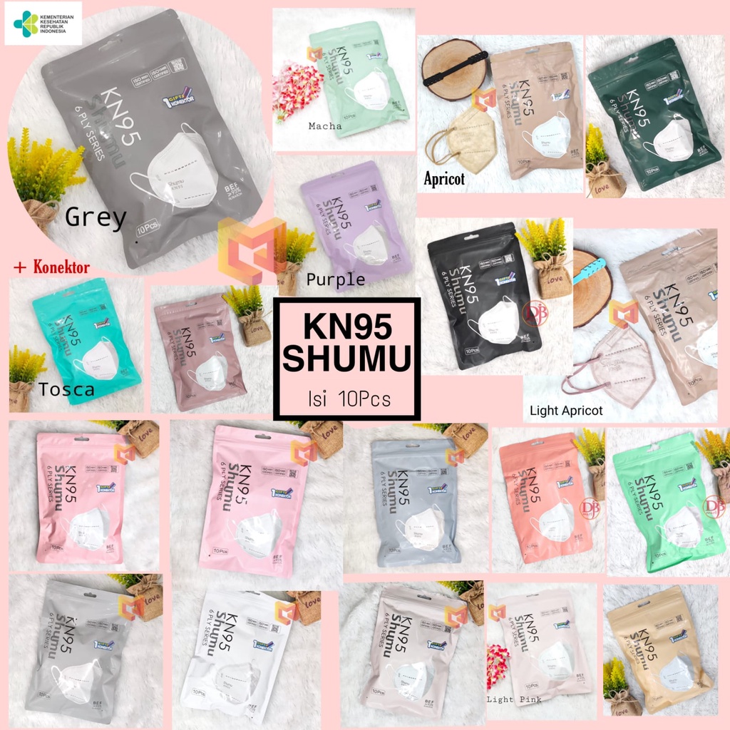 Masker KN95 Shumu 6Ply || KN 95 Mask 6 Ply