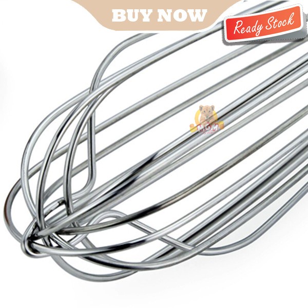 PREMIUM Kocokan Telur Full Stainless 22inch Egg whisk HEAVY DUTY 55cm