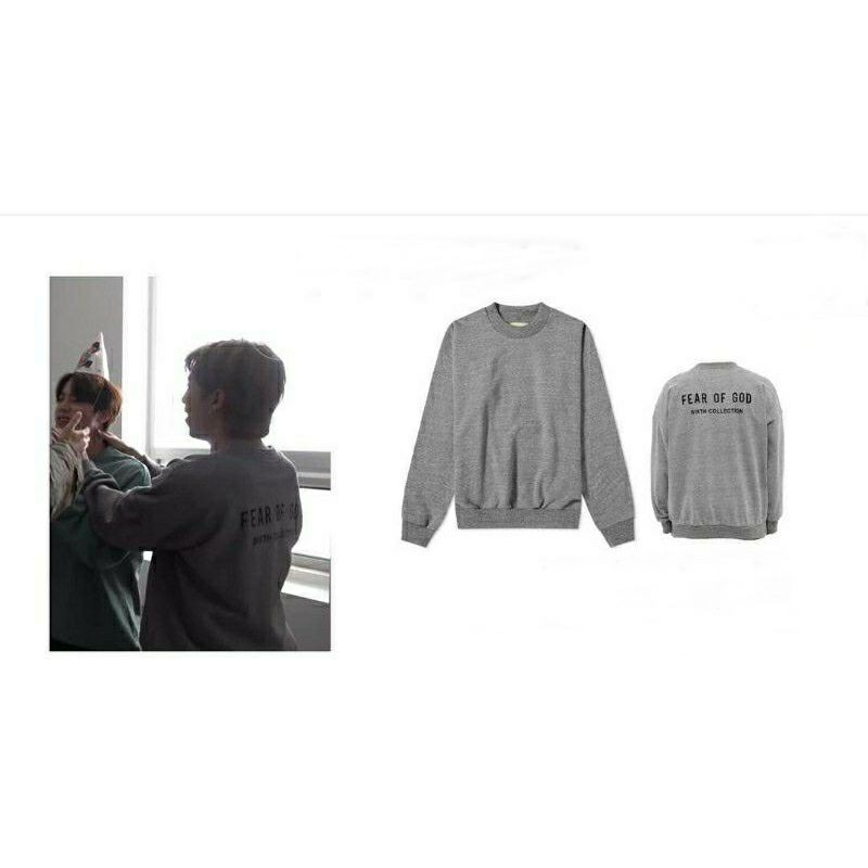 Sweater Basic BTS Rap Monster RM Fear of God six collection