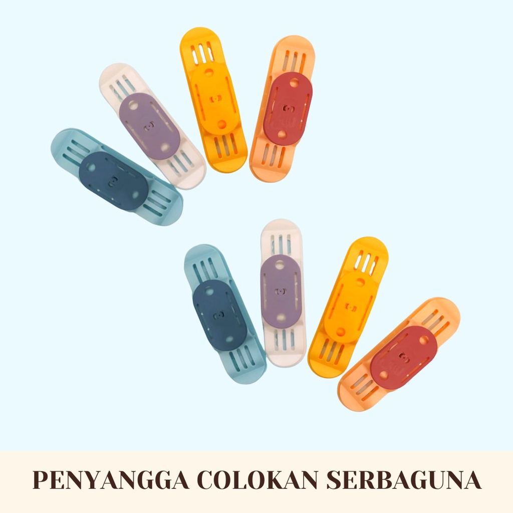 HOLDER COLOKAN STOP KONTAK AC REMOTE - HOLDER GANTUNG UNIVERSAL PENYANGGA COLOKAN SERBAGUNA