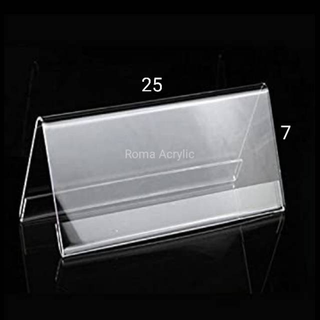 

Acrylic name desk - akrilik nama 2 sisi