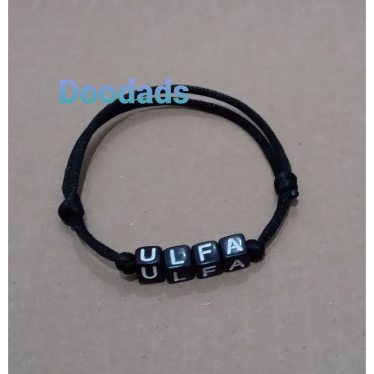 Gelang Nama Huruf Dadu